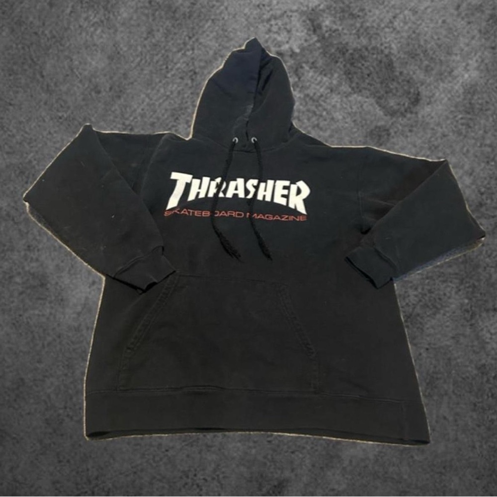 Thrasher Black Skateboard Magazine Hoodie